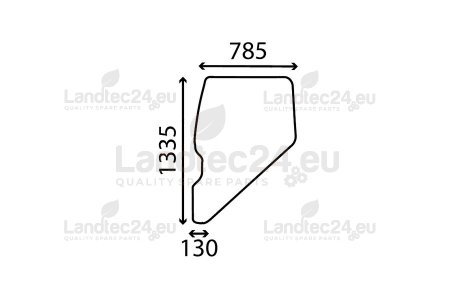 Cab glass CNH 5154934